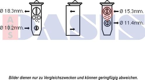 AKS Dasis 840191N - Расширительный клапан, кондиционер autosila-amz.com