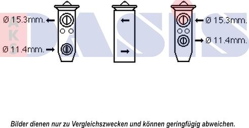 AKS Dasis 840192N - Расширительный клапан, кондиционер autosila-amz.com