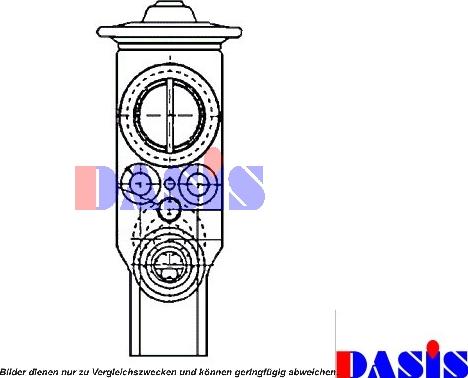 AKS Dasis 840145N - Расширительный клапан, кондиционер autosila-amz.com