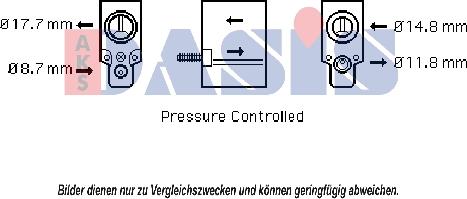 AKS Dasis 840150N - Расширительный клапан, кондиционер autosila-amz.com