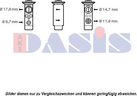 AKS Dasis 840153N - Расширительный клапан, кондиционер autosila-amz.com