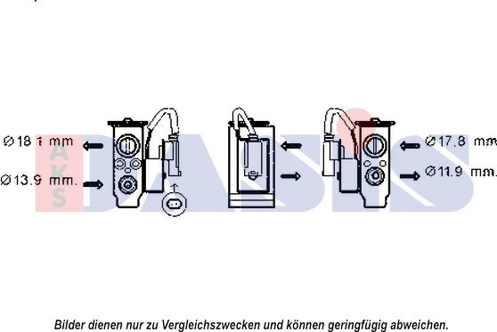 AKS Dasis 840185N - Расширительный клапан, кондиционер autosila-amz.com
