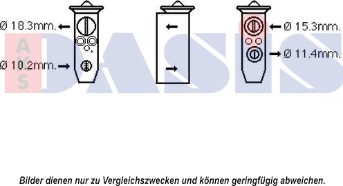 AKS Dasis 840188N - Расширительный клапан, кондиционер autosila-amz.com