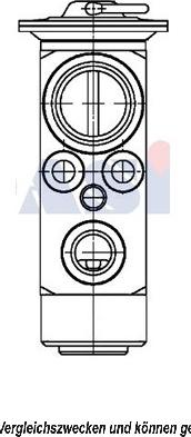 AKS Dasis 840175N - Расширительный клапан, кондиционер autosila-amz.com