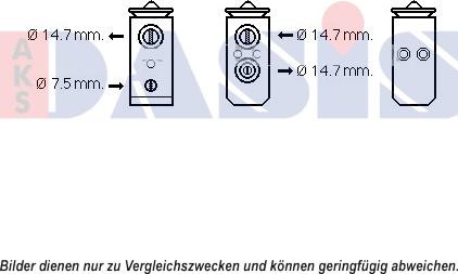 AKS Dasis 840246N - Расширительный клапан, кондиционер autosila-amz.com