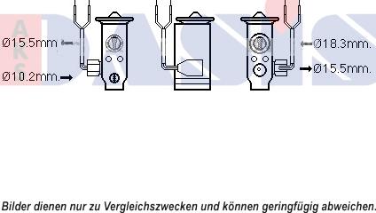 AKS Dasis 840256N - Расширительный клапан, кондиционер autosila-amz.com