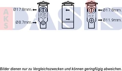 AKS Dasis 840251N - Расширительный клапан, кондиционер autosila-amz.com