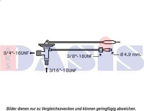 AKS Dasis 840208N - Расширительный клапан, кондиционер autosila-amz.com