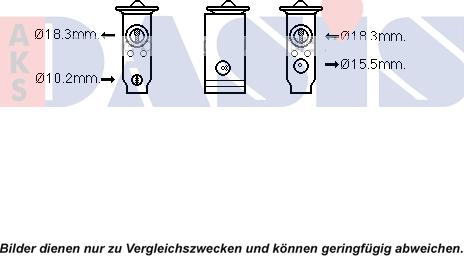 AKS Dasis 840289N - Расширительный клапан, кондиционер autosila-amz.com