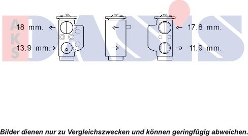 AKS Dasis 840229N - Расширительный клапан, кондиционер autosila-amz.com