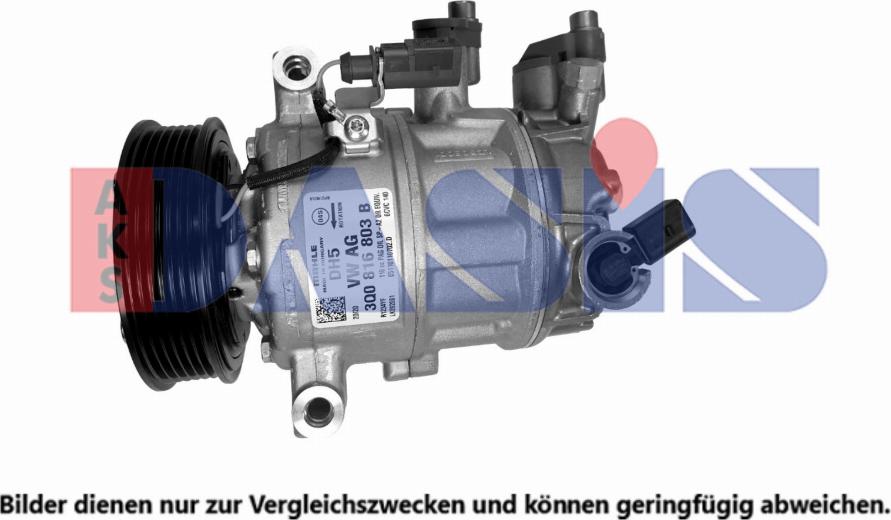 AKS Dasis 850401N - Компрессор кондиционера autosila-amz.com