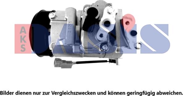 AKS Dasis 850190N - Компрессор кондиционера autosila-amz.com