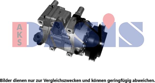 AKS Dasis 851947N - Компрессор кондиционера autosila-amz.com