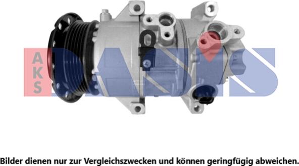 AKS Dasis 851989N - Компрессор кондиционера autosila-amz.com