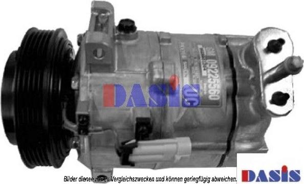 AKS Dasis 851447N - Компрессор кондиционера autosila-amz.com