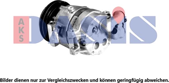 AKS Dasis 851544N - Компрессор кондиционера autosila-amz.com