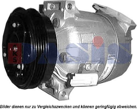 AKS Dasis 851052N - Компрессор кондиционера autosila-amz.com