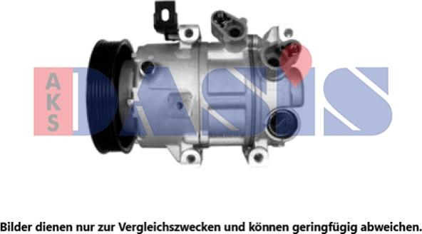 AKS Dasis 853104N - Компрессор кондиционера autosila-amz.com