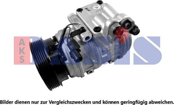 AKS Dasis 852909N - Компрессор кондиционера autosila-amz.com