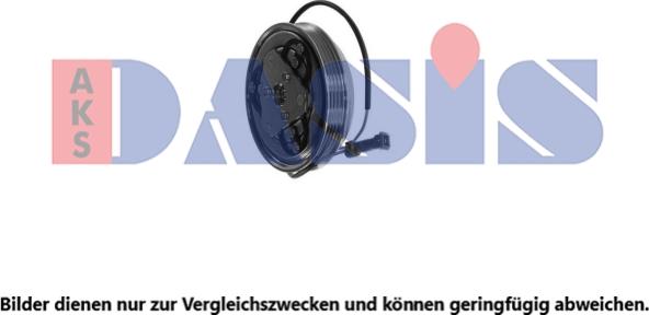 AKS Dasis 852971N - Электромагнитное сцепление, компрессор autosila-amz.com