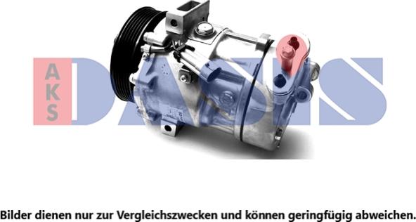 AKS Dasis 852456N - Компрессор кондиционера autosila-amz.com