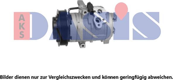 AKS Dasis 852693N - Компрессор кондиционера autosila-amz.com