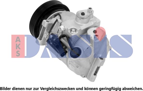 AKS Dasis 852641N - Компрессор кондиционера autosila-amz.com