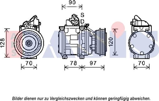 AKS Dasis 852622N - Компрессор кондиционера autosila-amz.com