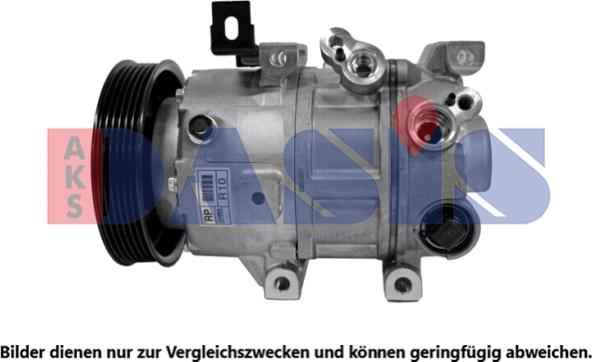 AKS Dasis 852140N - Компрессор кондиционера autosila-amz.com