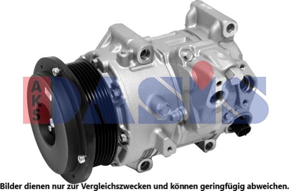 AKS Dasis 852250N - Компрессор кондиционера autosila-amz.com