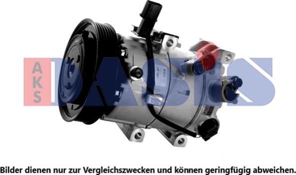 AKS Dasis 852768N - Компрессор кондиционера autosila-amz.com