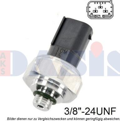 AKS Dasis 860168N - Пневматический выключатель, кондиционер autosila-amz.com