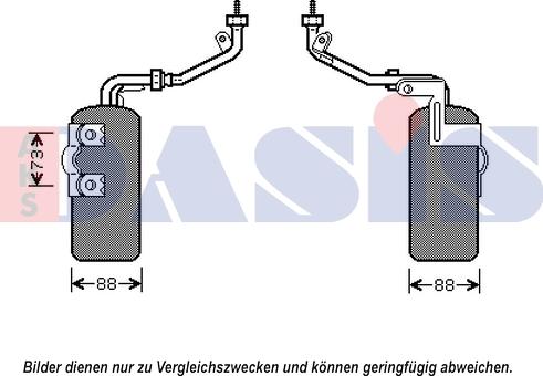 AKS Dasis 800615N - Осушитель, кондиционер autosila-amz.com