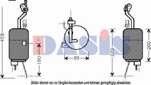 AKS Dasis 800385N - Осушитель, кондиционер autosila-amz.com