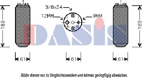 AKS Dasis 800266N - Осушитель, кондиционер autosila-amz.com