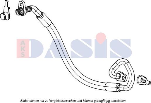 AKS Dasis 885896N - Трубопровод высокого давления, кондиционер autosila-amz.com