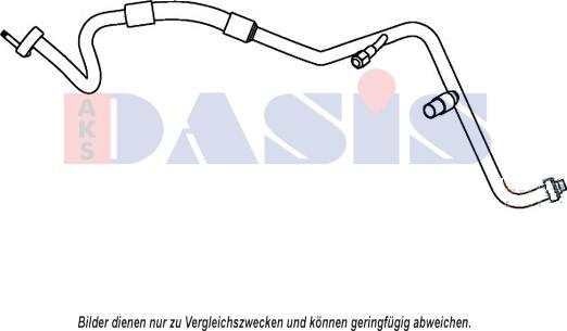 AKS Dasis 885841N - Трубопровод высокого / низкого давления, кондиционер autosila-amz.com