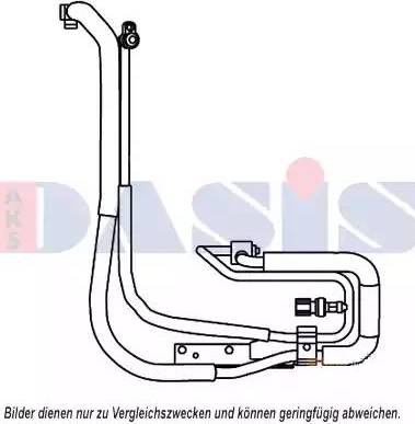 AKS Dasis 885851N - Трубопровод высокого давления, кондиционер autosila-amz.com