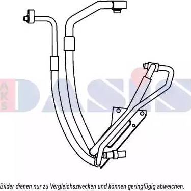 AKS Dasis 885852N - Трубопровод высокого давления, кондиционер autosila-amz.com