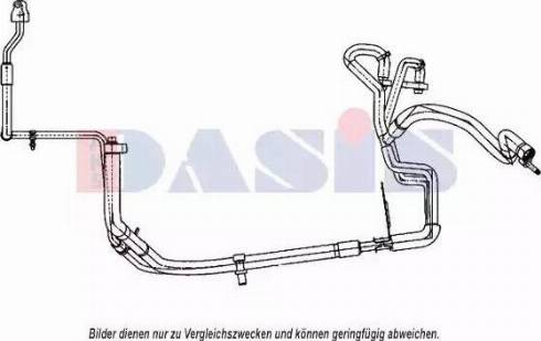 AKS Dasis 885808N - Трубопровод высокого / низкого давления, кондиционер autosila-amz.com