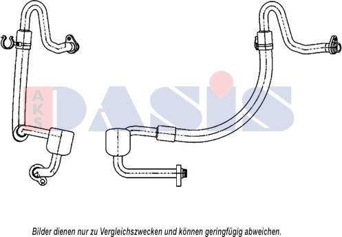 AKS Dasis 885815N - Трубопровод низкого давления, кондиционер autosila-amz.com