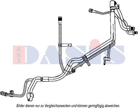 AKS Dasis 885881N - Трубопровод высокого / низкого давления, кондиционер autosila-amz.com