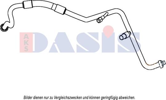 AKS Dasis 885839N - Трубопровод высокого / низкого давления, кондиционер autosila-amz.com