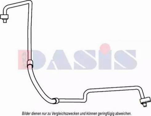 AKS Dasis 885830N - Трубопровод высокого давления, кондиционер autosila-amz.com