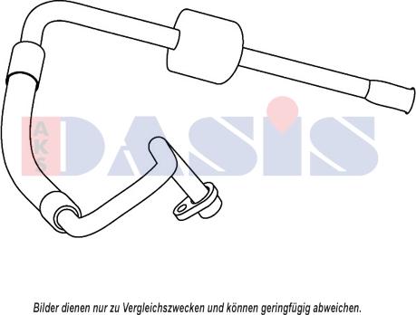 AKS Dasis 885831N - Трубопровод высокого / низкого давления, кондиционер autosila-amz.com