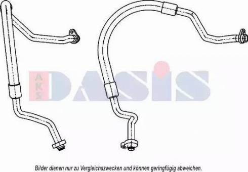 AKS Dasis 885871N - Трубопровод низкого давления, кондиционер autosila-amz.com