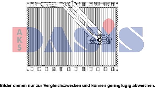 AKS Dasis 820406N - Испаритель, кондиционер autosila-amz.com