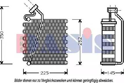 AKS Dasis 820146N - Испаритель, кондиционер autosila-amz.com