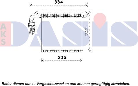 AKS Dasis 820358N - Испаритель, кондиционер autosila-amz.com