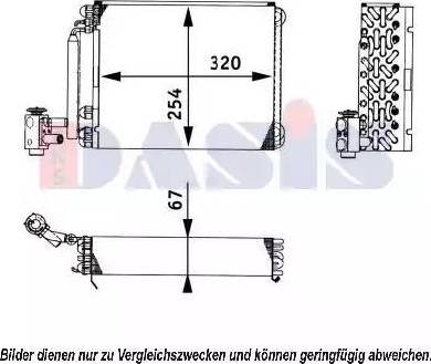 AKS Dasis 820326N - Испаритель, кондиционер autosila-amz.com